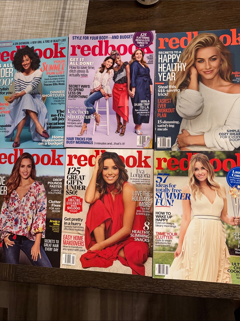 Cover Collage — Women's Skirt Styles in Red, Blue, Cream